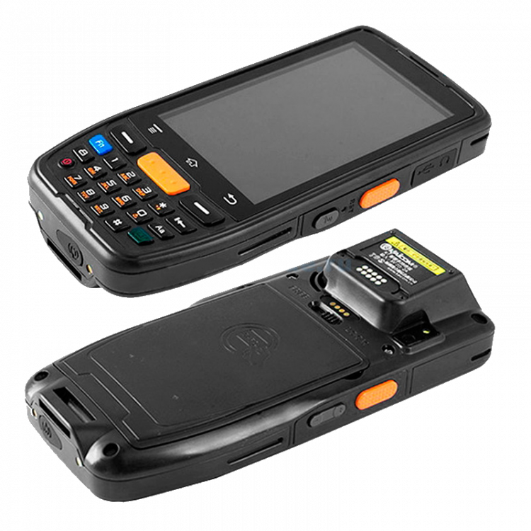 Терминал сбора данных (2D имидж, 21 клавиша) K7 WIFI/BT/GPS/GSM/2Gbx16Gb/AND7/4000mAh в комплекте с подставкой, ремешком, кабелем USB и блоком питания артикул K7-HFW-BGC             K7 WIFI/BT/GPS/GSM/2Gbx16Gb/AND7/4000mAh в комплекте с кабелем USB и блоком питания             