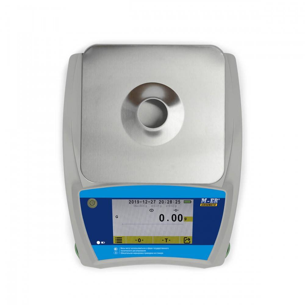 Лабораторные весы M-ER 123 АCFJR-300.01 "SENSOMATIC" TFT 