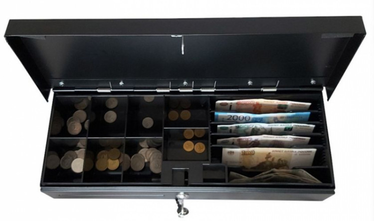 Денежный ящик HPC-460 FT черный артикул 0021-714 Черный