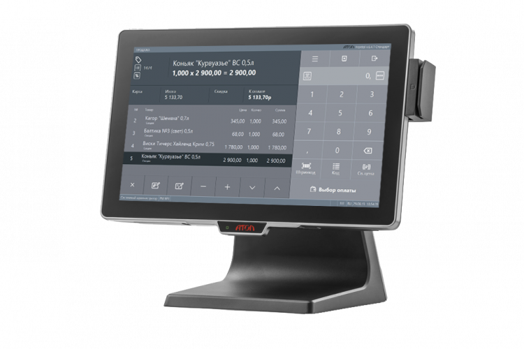 Сенсорный моноблок АТОЛ JAZZ 16 SSD 4 GB DDR3L без MSR Windows 10 IoT артикул 56743                  