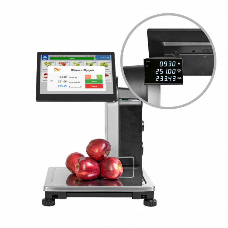 Весы с печатью этикеток МК-15.2-S2L1000(10) артикул 501345                  