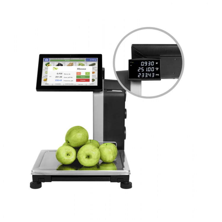 Весы с печатью этикеток МК-15.2-S2L1000(10) артикул 501345                  