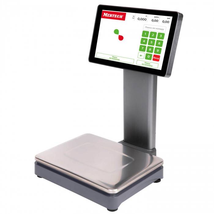 Весы M-ER 828 PM-15.2 (VISION-AI, 15", USB, Ethernet, Wi-Fi) 