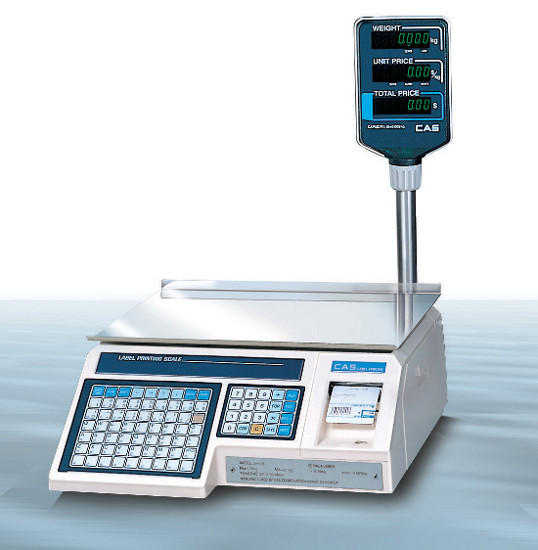 Весы с печатью этикеток CAS LP-R (ver. 1,6, TCР/IP) артикул 310LP3303GCI0503 LP-30R ver. 1,6 TCP/IP