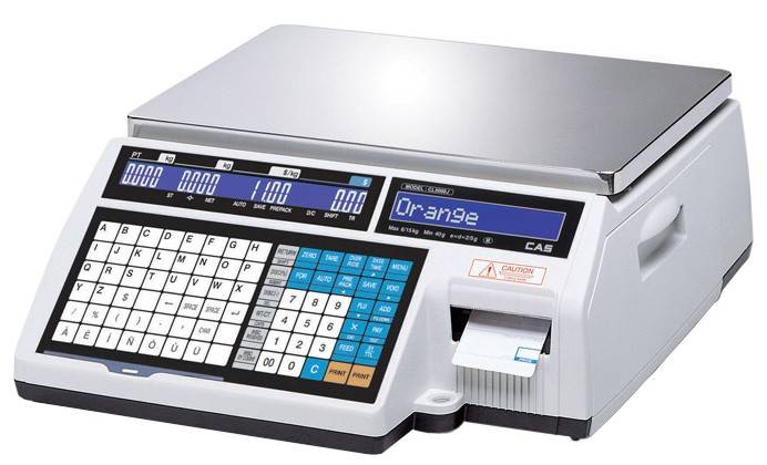 Весы с печатью этикеток CAS CL5000J IB (TCP/IP) 