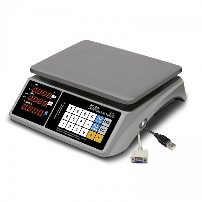 Весы M-ER 328AC-15,2 "Touch-M" USB/RS 
