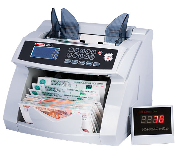 Счетчик банкнот DoCash 3000 LU артикул 0021-3498