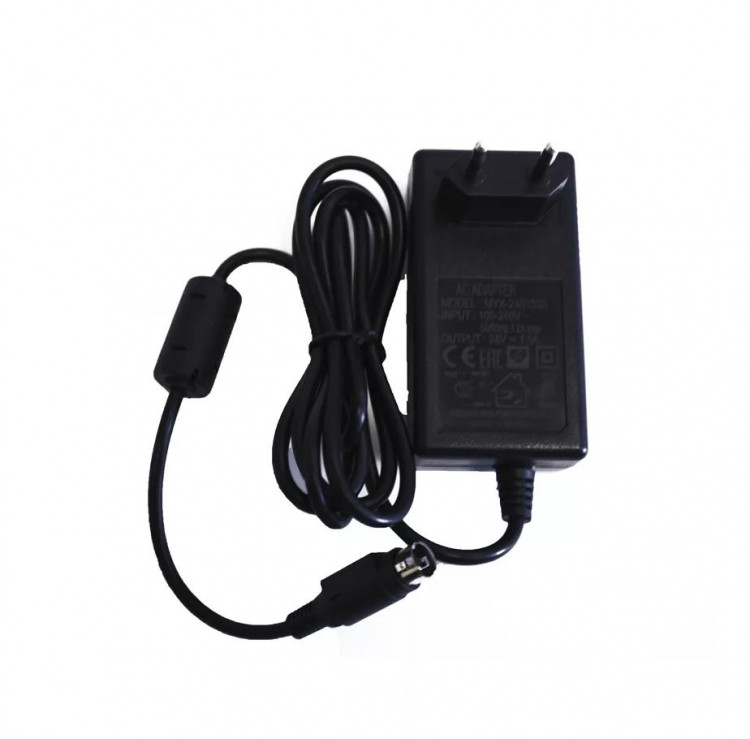 Блок питания с кабелем для АТОЛ 20Ф MKE-2401500HEUD (24V 1,5A) артикул 64109                  