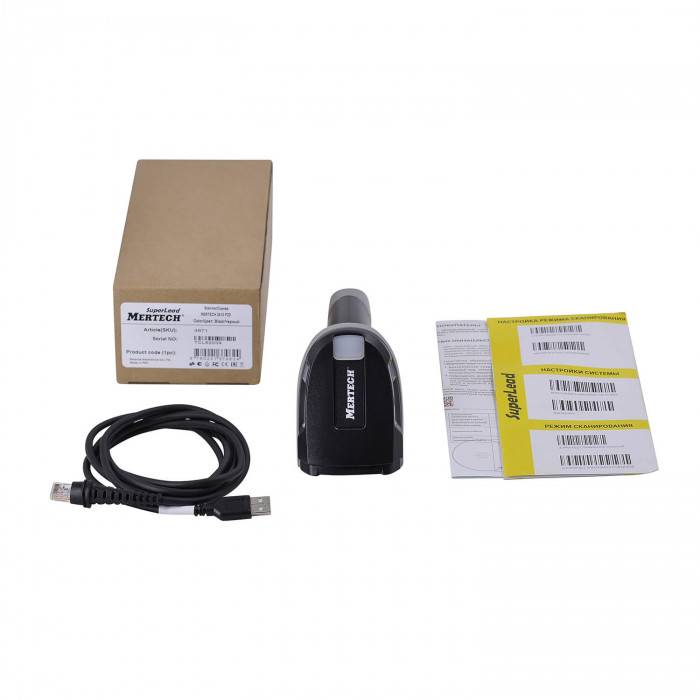 Cканер штрих-кода MERTECH 2410 P2D HR 2Core Xlaser 