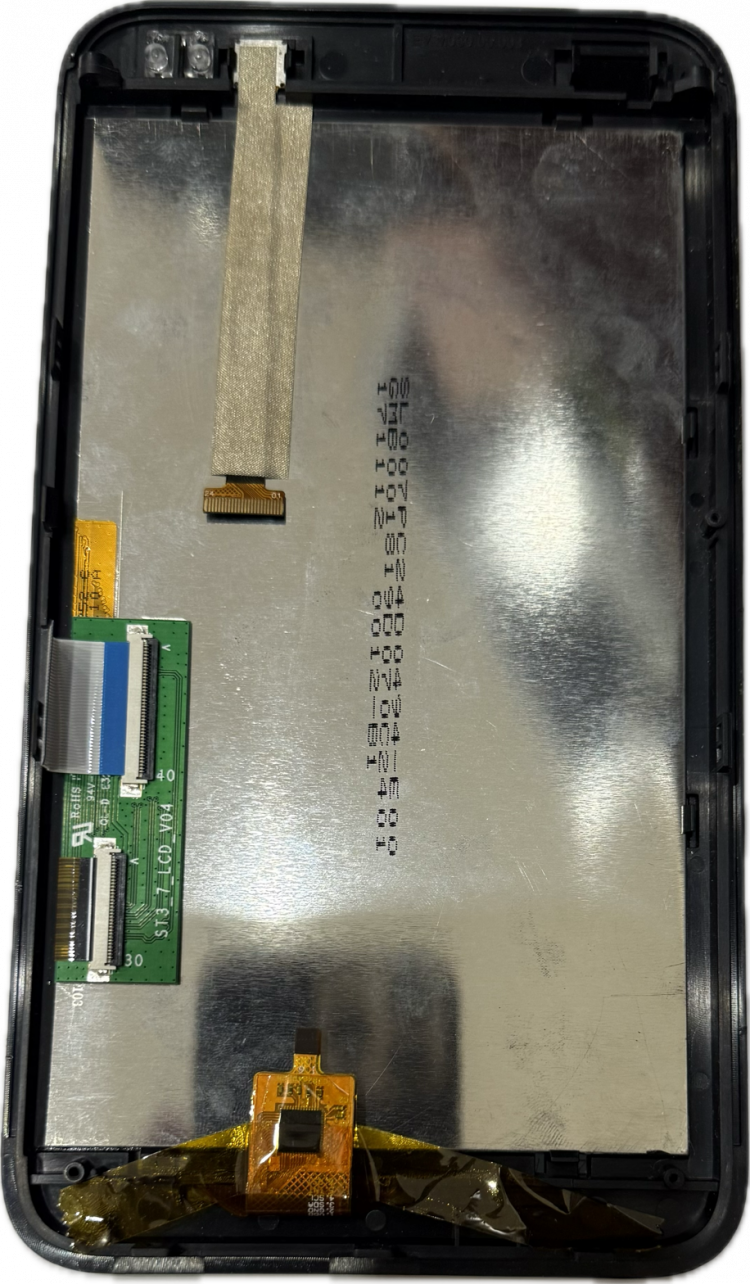 Экран 7.3 в сборе (сенсорный экран с рамкой,световодом и дисплеем) артикул EN-00009983