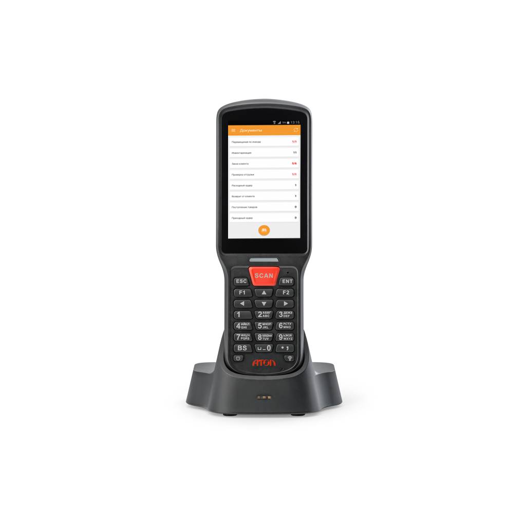 Терминал сбора данных АТОЛ Smart.Lite (4", Android 7.0, 2Gb/16Gb, 2D SE4710 Imager, Wi-Fi, BT, 3G, Camera, БП, 5200 mAh). +1 доп. АКБ 