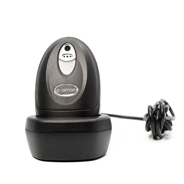 Беспроводной сканер штрих-кода G-SENSE IS1405BT HD 2D Bluetooth, USB, черный, cradle 