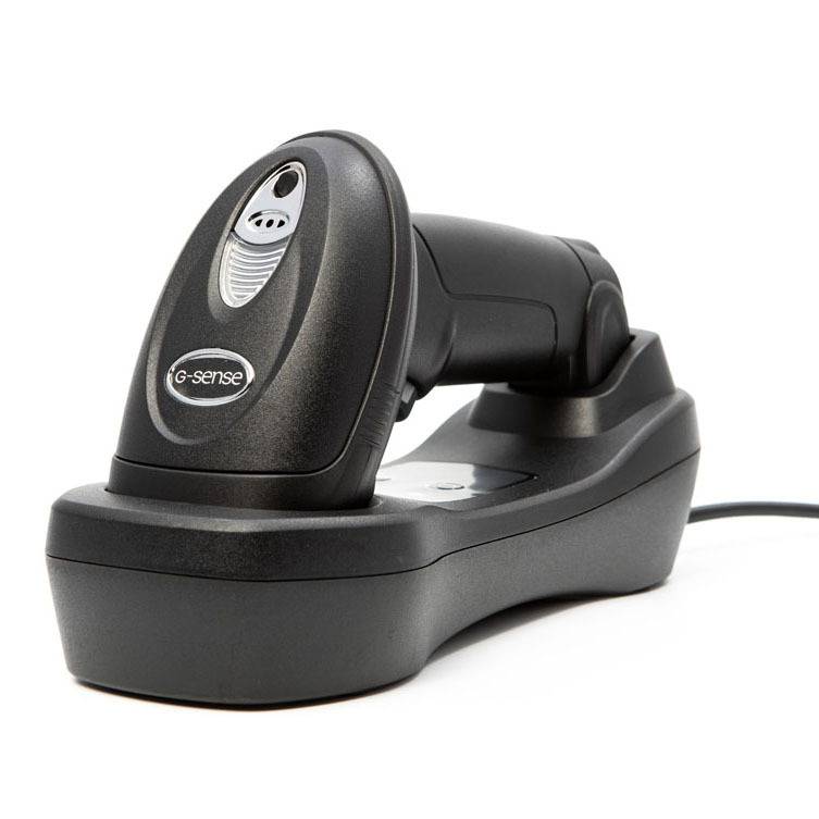 Беспроводной сканер штрих-кода G-SENSE IS1405BT HD 2D Bluetooth, USB, черный, cradle 