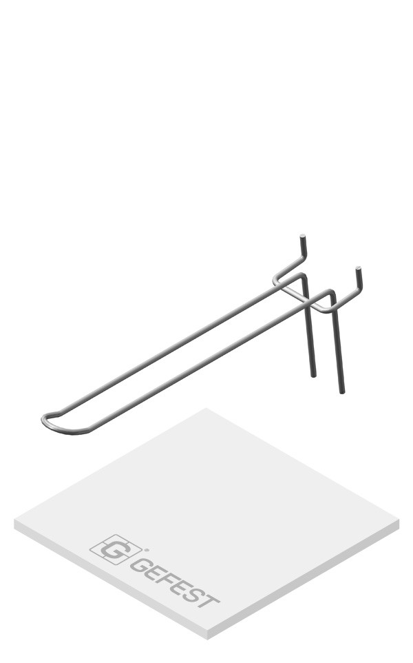 Крючок язычковый 3-175-ЭП артикул ЭП.К06                  