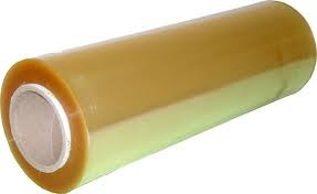 Пленка ПВХ стретч желтая LMF 430мм x 1200м 8 мкм Propack артикул 0021-679