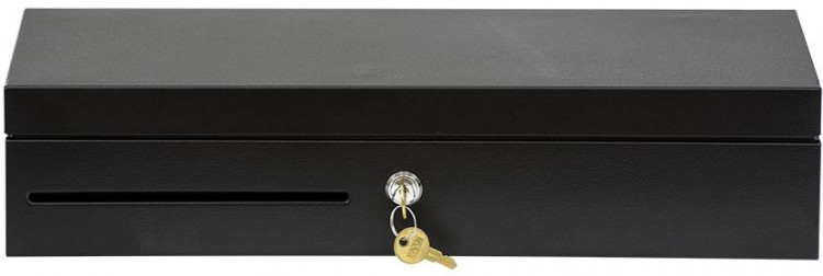 Денежный ящик АТОЛ FlipTop-B черный, 460*170*100, 24V Штрих-М артикул 0021-5497             крышка для инкассации, для Штрих-ФР     