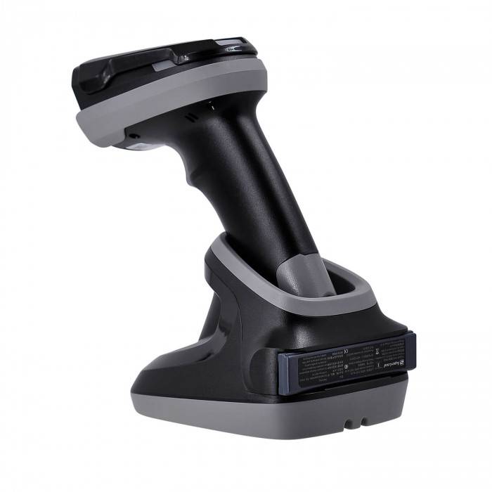 Беспроводной сканер штрих-кода MERTECH CL-2410 BLE Dongle P2D USB black + зарядно-коммуникационная подставка (Cradle) 