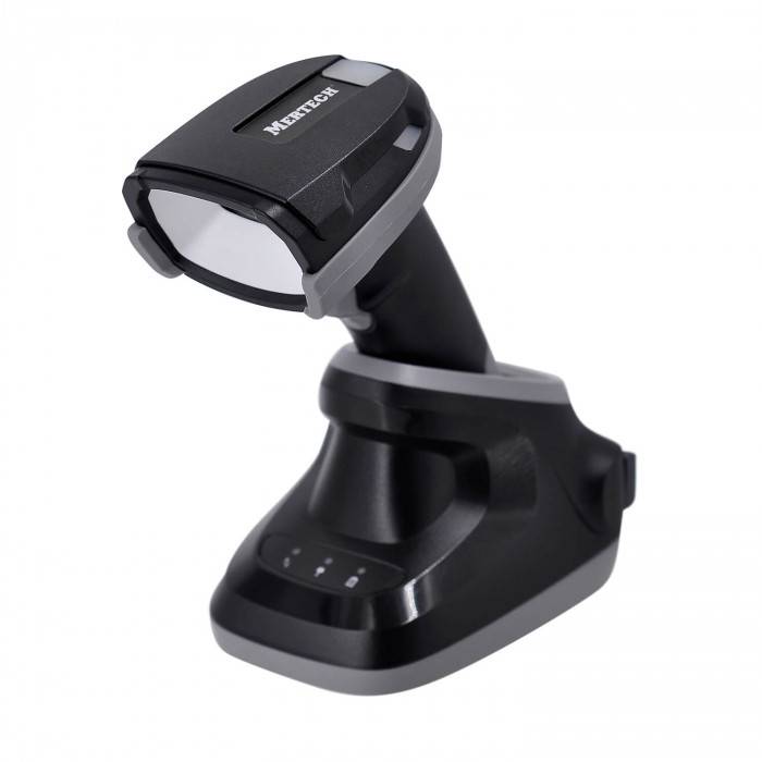 Беспроводной сканер штрих-кода MERTECH CL-2410 BLE Dongle P2D USB black + зарядно-коммуникационная подставка (Cradle) 