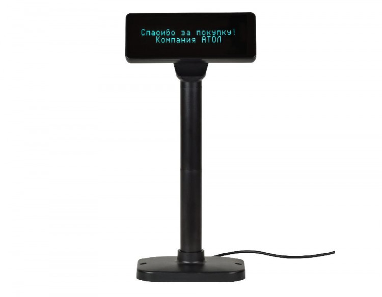 Дисплей покупателя АТОЛ PD-2800 USB, черный, зеленый светофильтр артикул 40924